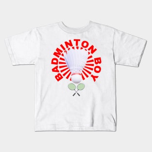 Badminton Boy - Badminton Player Kids T-Shirt